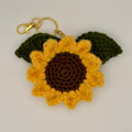 Crochet Sunflower Bag Charm