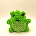 Handmade Crochet Frog Plush