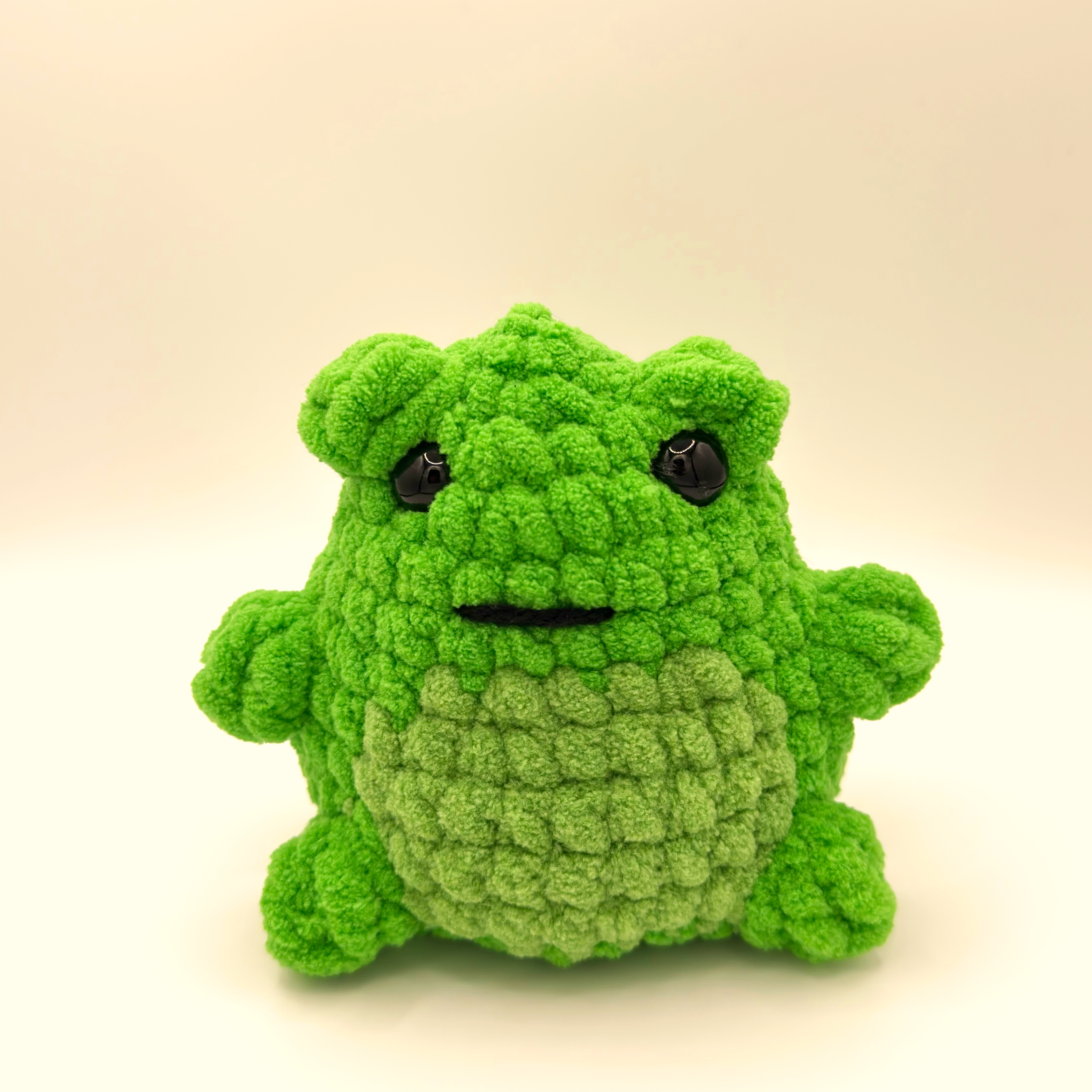 Handmade Crochet Frog Plush