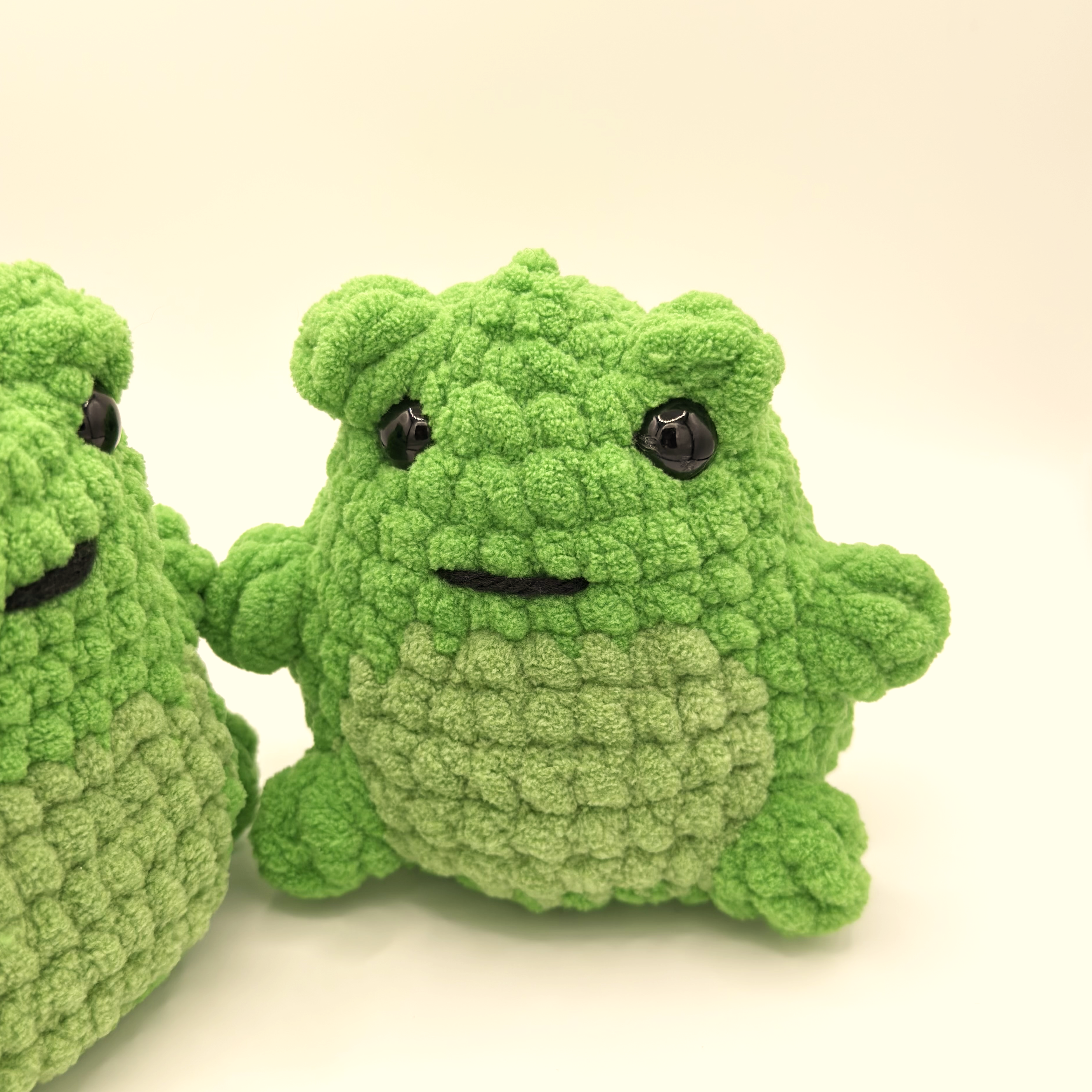 Handmade Crochet Frog Plush