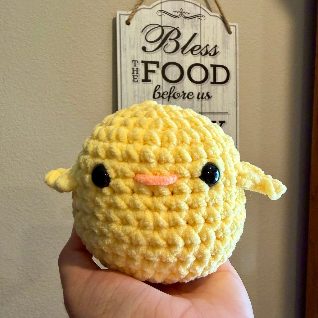 Handmade Crochet Chick Plush Toy