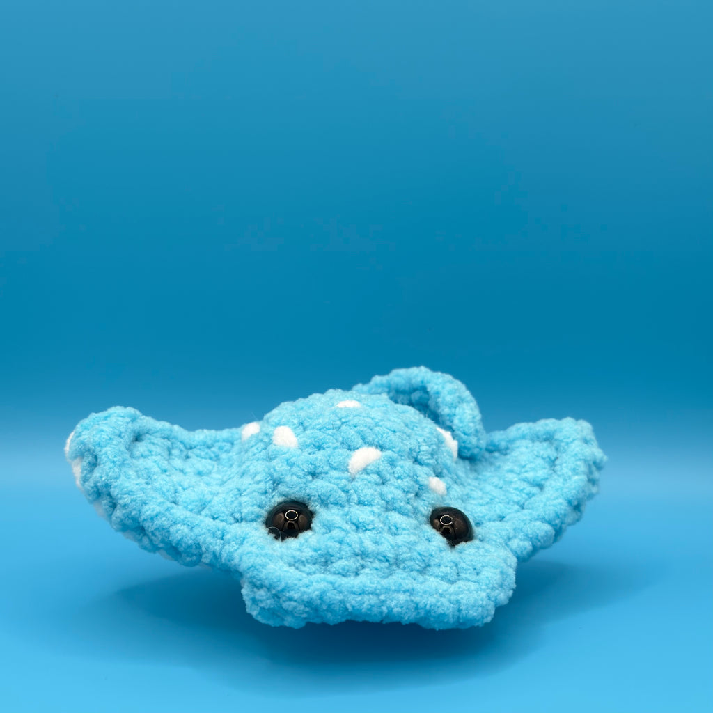 Handmade Crochet Stingray Plush