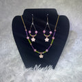 Beaded Floral Jewelry Set